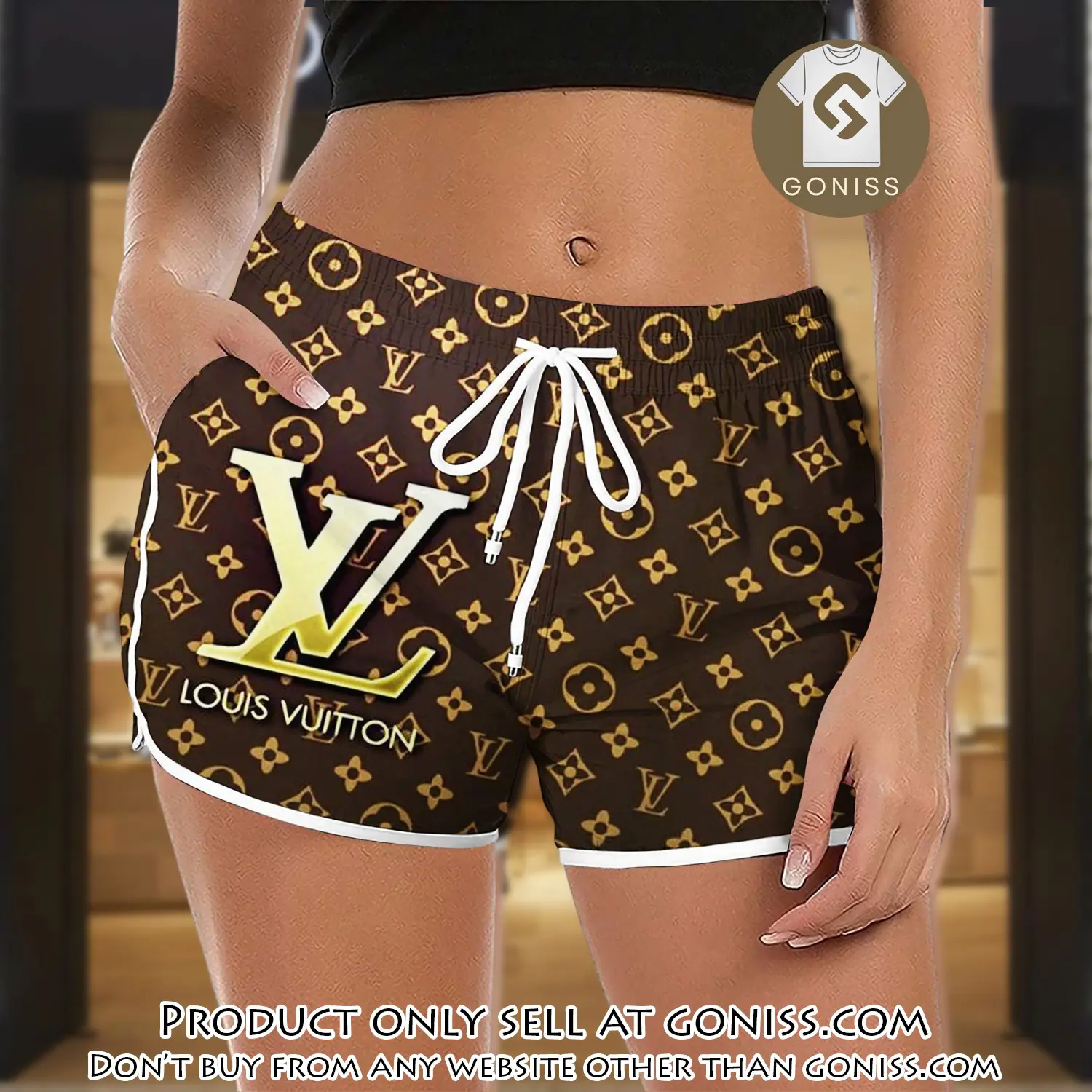 Limited edition lv women shorts lady beach shorts wms1021 gn1224669